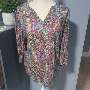 Colorful Paisley Women's Top